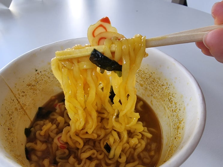  농심 카구리 컵라면, 그냥 저냥 먹을만