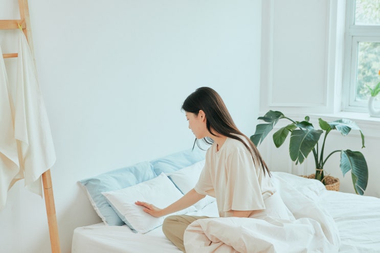  숙면상회의 베개 장인 시리즈 ② 40수 순면 커버로 프리미엄을 더하다