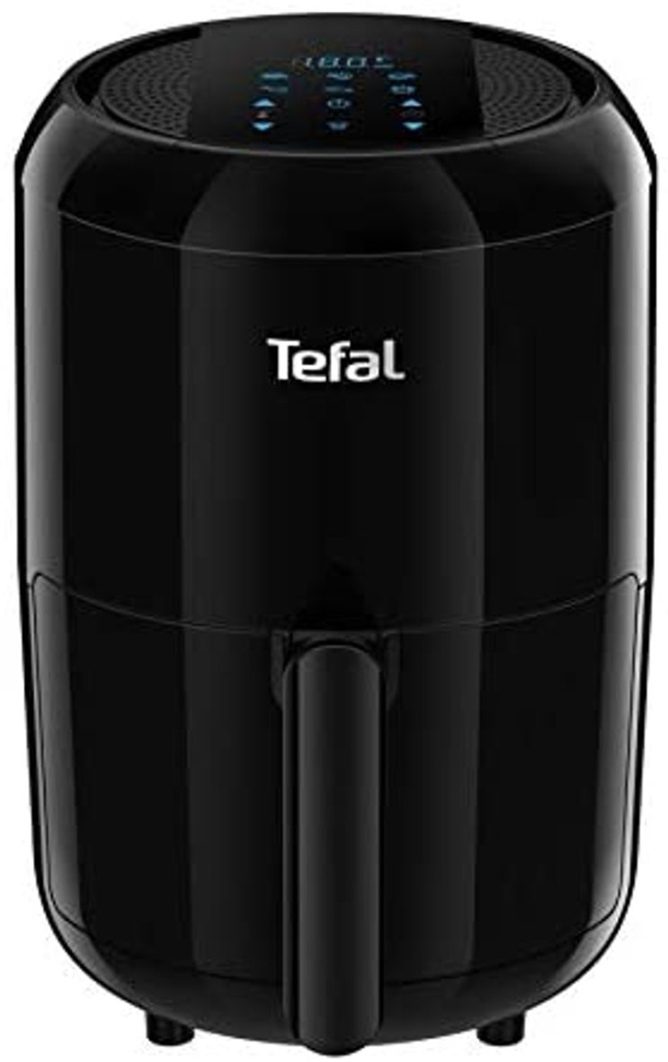 선호도 좋은 독일 에어프라이어 Tefal EY701D Easy Fry XXL 열풍 프라이어 1700W 용량 : 1.6kg 타이머 자동 메뉴 8 개 블랙 스테인레스 스틸, 1.6 리