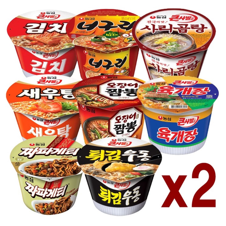 리뷰가 좋은 농심 김치+너구리+사리곰탕+새우탕+오짬+육개장+짜파게티+튀김우동 x각 2개씩, 16개 추천해요 리뷰가 좋은 농심 김치+너구리+사리곰탕+새우탕+오짬+육개장+짜파게티+튀김우동 x각 2개씩, 16개 추천해요