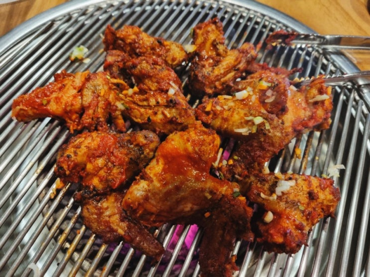  순천 조례동 맛집 불향가득 매운맛 불날개로 화풀이