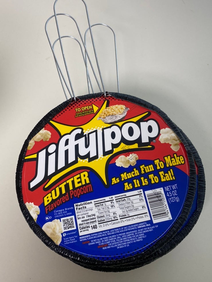 지피팝 팝콘 (Jiffy pop) 실패 없이 성공하는 방법 ! / 캠핑 간식 인싸템 직구방법 네이버 블로그