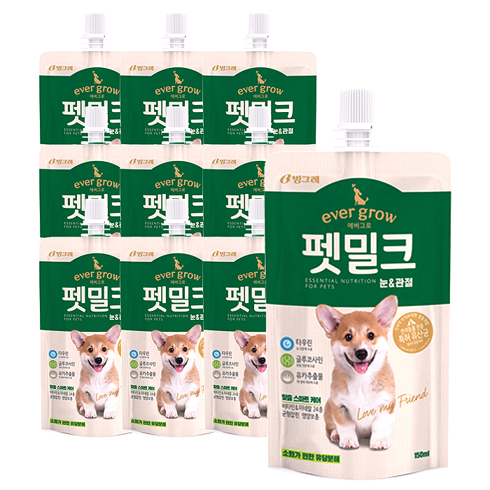 가성비 뛰어난 에버그로 펫밀크, 눈&관절 맛, 10개입 추천해요 가성비 뛰어난 에버그로 펫밀크, 눈&관절 맛, 10개입 추천해요