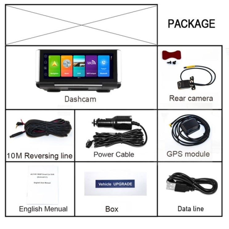 인기 급상승인 차량용 블랙박스 안드로이드 8.1 4G 대시 캠 ADAS GPS WIFI 대시, 2 그램 16 그램, 협력사, 없음 좋아요