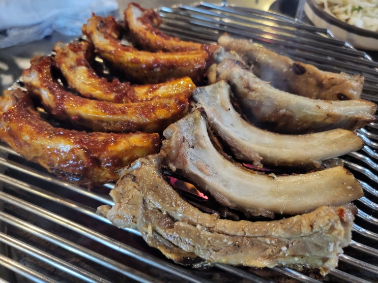  매콤하고 담백했던 농성동 돌돌이등갈비