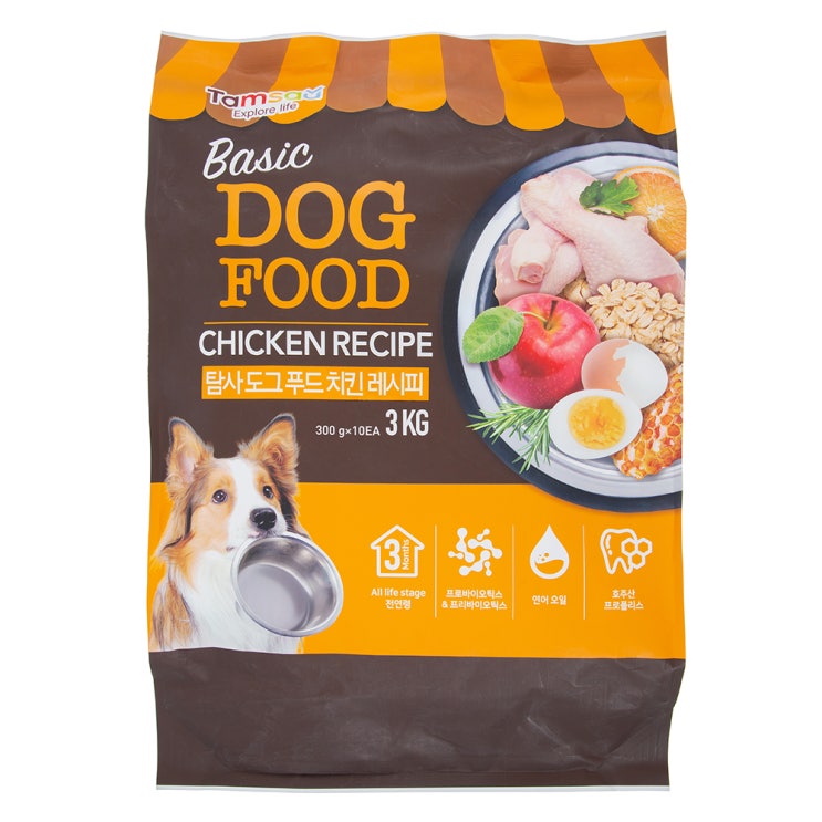 가성비 뛰어난 탐사 6free 강아지 사료 치킨 레시피, 3kg, 1개 추천해요 가성비 뛰어난 탐사 6free 강아지 사료 치킨 레시피, 3kg, 1개 추천해요