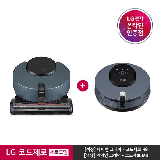 후기가 좋은 LG 로봇청소기 코드제로 R9 R961IA + M9 M970I 세트모델 RI-M9I, 없음 좋아요