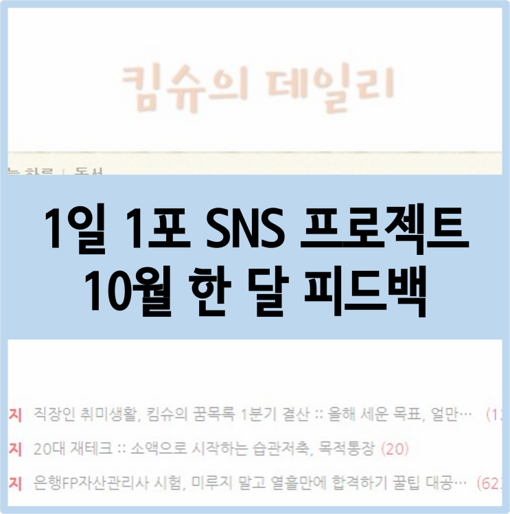 [1일 1포 프로젝트] 10월 한 달 피드백 :: 조회수, 애드포스트 수익