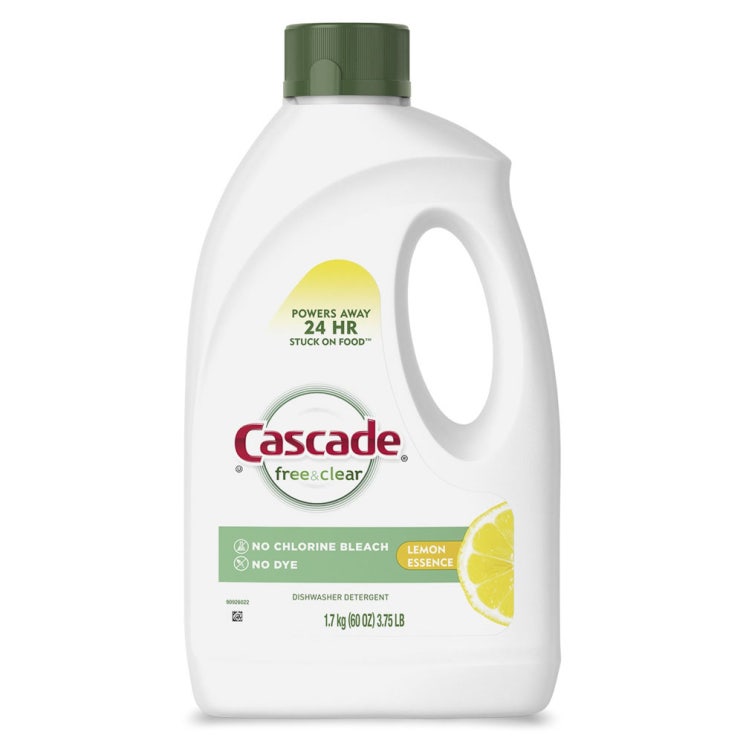 인지도 있는 Cascade 프리 & 클리어 디시워싱 세제 식기세척기용세제 레몬 에센스, 1개, 1.7kg 추천해요