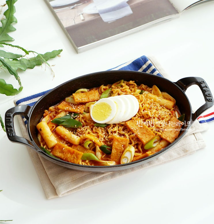 백종원 라볶이 레시피 라볶이 만들기 간단한 야식 라면볶이