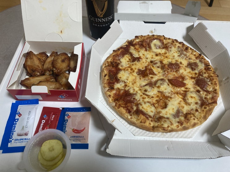  혼자 피맥 할 때 도미노 피자 할인 꿀팁 정보