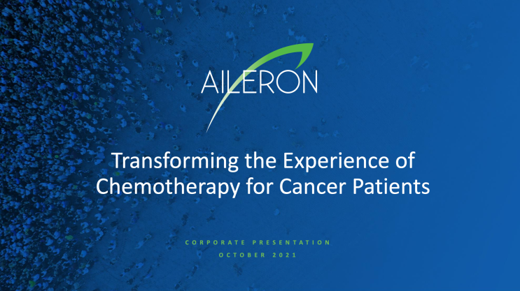 2021.10.27 Aileron Therapeutics (ALRN)_1st visit, p53 억제제, 골수억제 보호, 항암 보조제