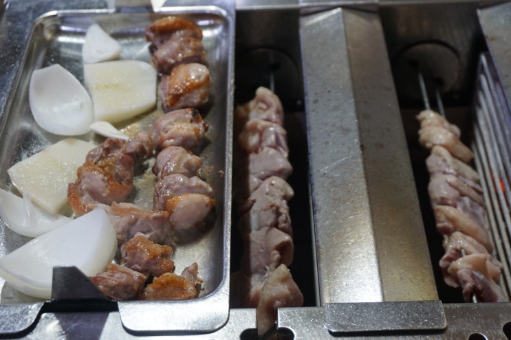  청계산맛집 자동회전식 숯불오리구이 오리마을
