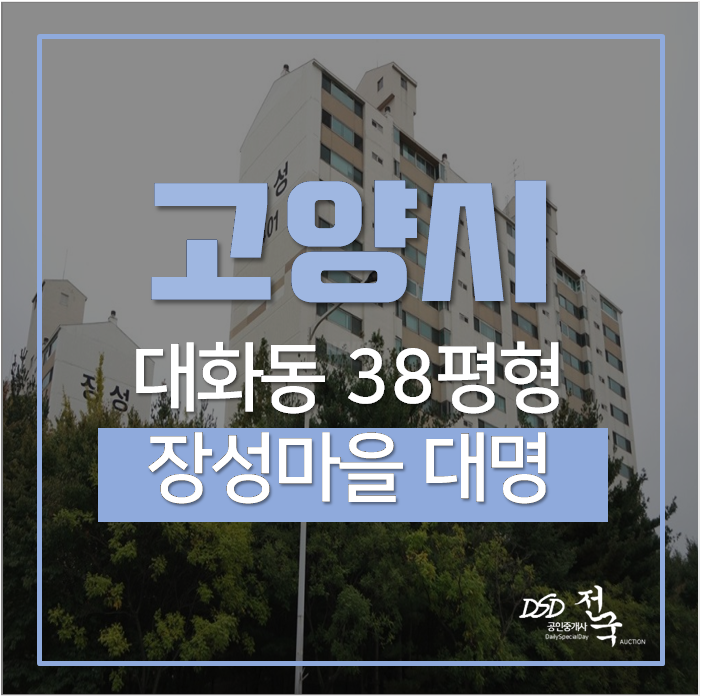 일산동구아파트경매 고양시 대화동 장성마을대명4단지 대화역 GTX고속전철 시세차익 4억 일산동구아파트경매 고양시 대화동 장성마을대명4단지 대화역 GTX고속전철 시세차익 4억