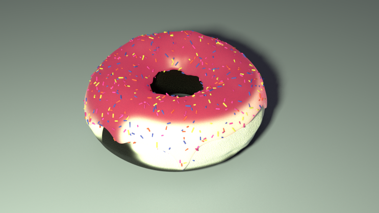 [Blender 3d] 3days 도넛.... 실패