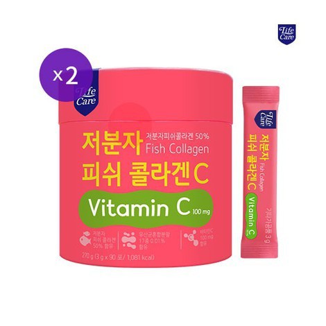  인기 많은 [라이프케어] 저분자 피쉬콜라겐C 3g x 90포 2박스, 라이프케어 저분자 피쉬콜라겐C 2박스 추천합니다