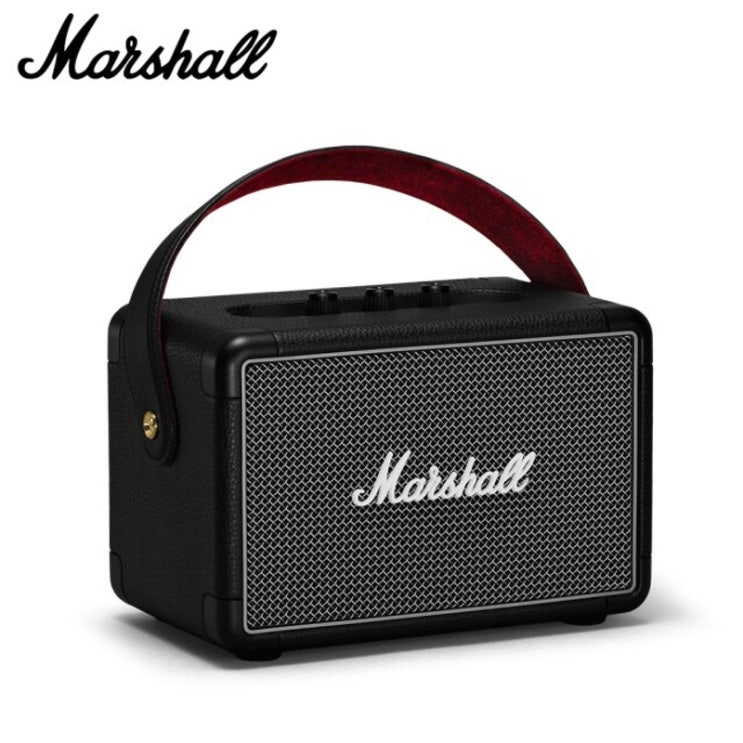 구매평 좋은 Marshall Kilburn II 휴대용 Bluetooth 스피커 Deep Bass Sound 무선 야외 여행 스피커 IPX2 방수 스피커 서브우퍼, 검은 색 추천합