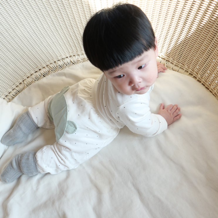  순면내복 베베베어로 아기실내복 깔끔하게