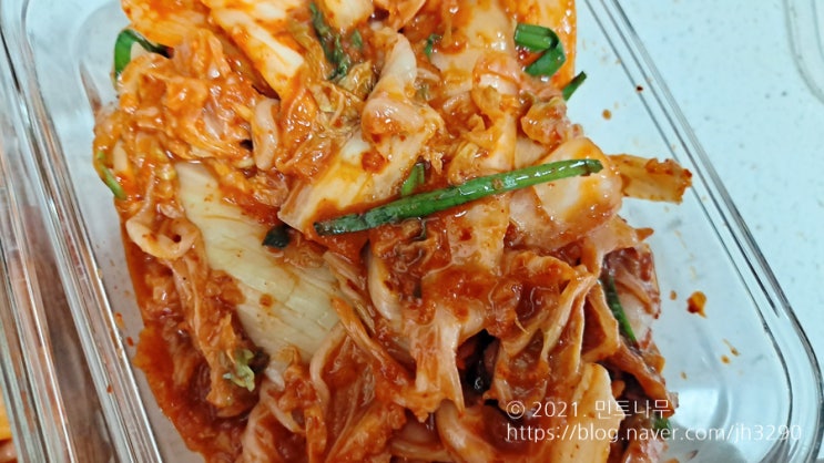  한상궁 김치 아이들도 같이 먹을 수 있는 아삭한 겉절이 김치