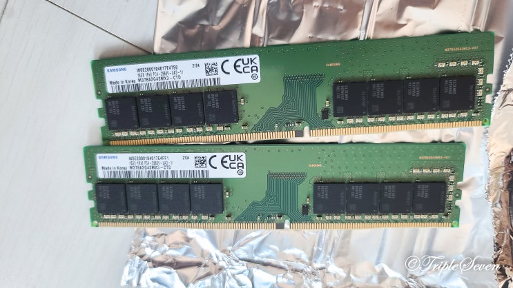 [리뷰] 삼성전자 DDR4 16G PC4-21300 정품 구매 및 컴퓨터 RAM 교체 후기!