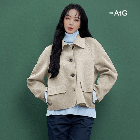 많이 팔린 [The AtG]더엣지 FW 울혼방 핸드메이드 크롭 자켓 좋아요