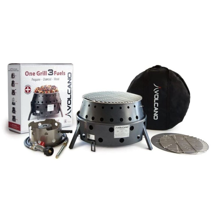  최근 인기있는 볼케이노 그릴 휴대용 캠핑 화로대 파이어핏 / Volcano Grills 3-Fuel Portable Camping Stove Fire Fit, VL-20-300 추