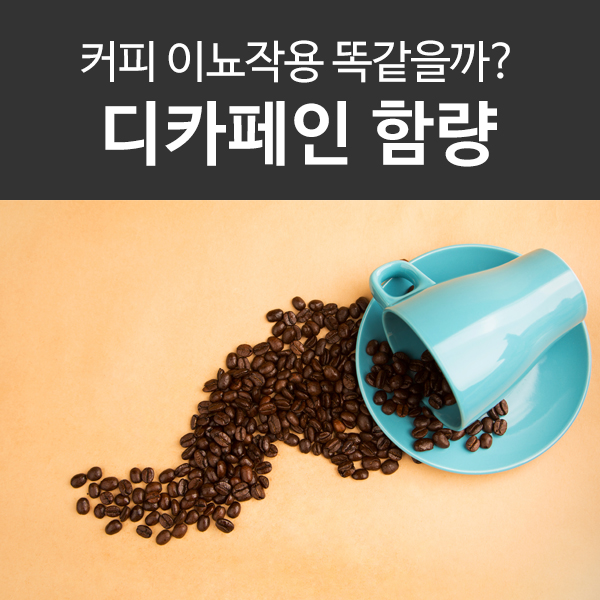 디카페인 카페인함량, 커피 이뇨작용 등 부작용은 똑같을까?