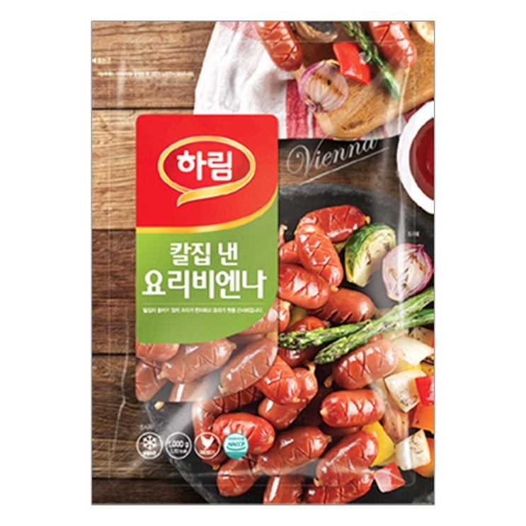 가성비갑 [퀴클리몰] 하림 칼집 낸 요리비엔나 1kg x 4개 추천합니다