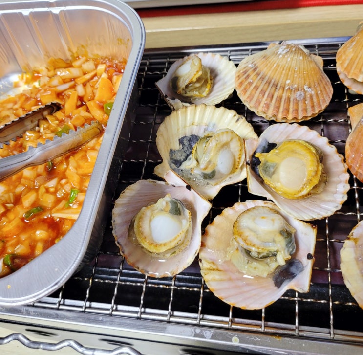  홍가리비 구이, 지금이 제철이에요!
