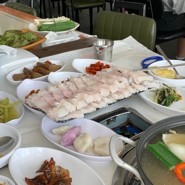  여수 갯장어 샤브샤브 (하모 유비끼) 맛집 하얀집