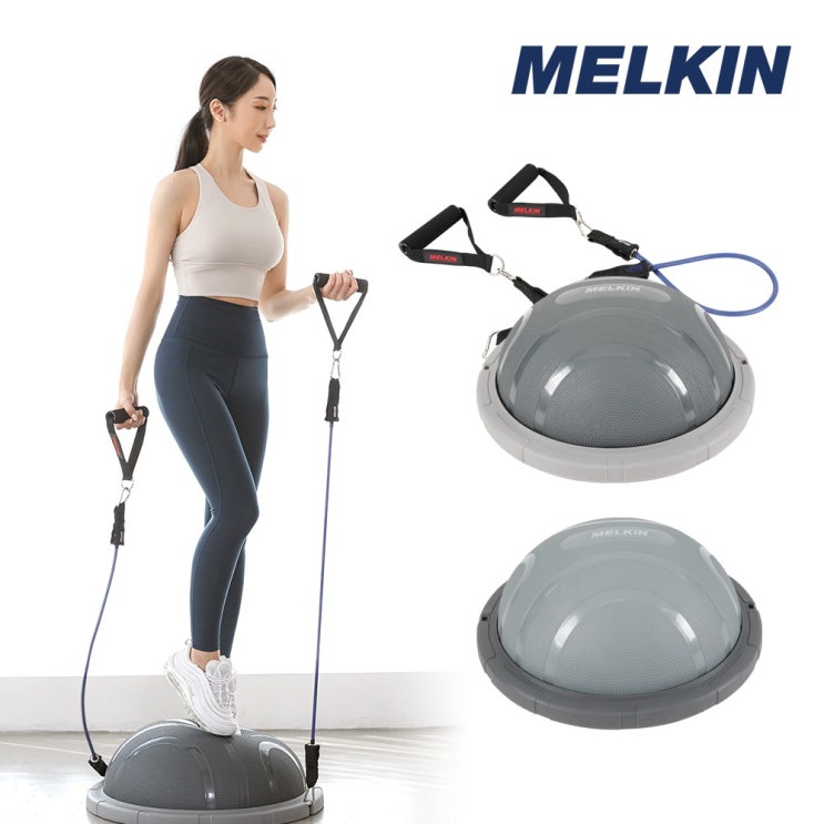  선택고민 해결 멜킨 프리미엄 밸런스 보수볼 하프짐볼 요가 필라테스, 프리미엄60cm_텐더그레이(튜빙밴드포함) 추천해요