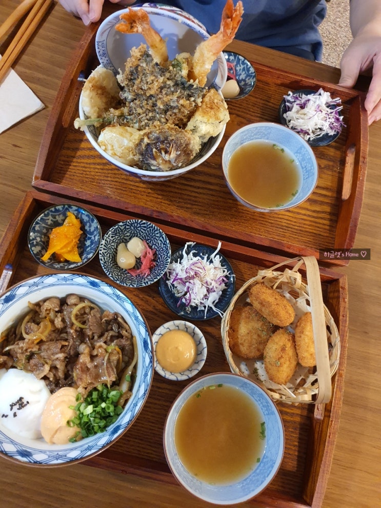  동탄 호수공원 쇼쿠지 텐동, 일본가정식 내돈내먹 리뷰