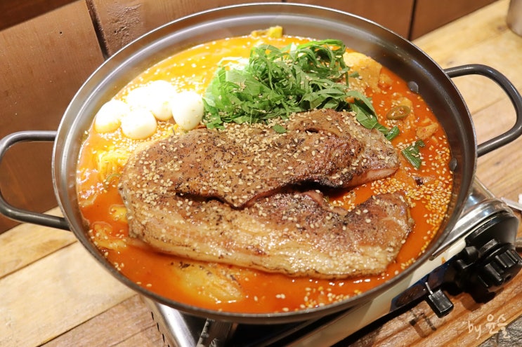  교동술집: 피크15 (산장 분위기, 목도리탕, 사와)