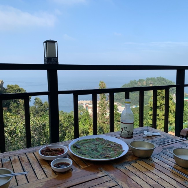  여수 돌산읍 뷰맛집 향일암 쉼터