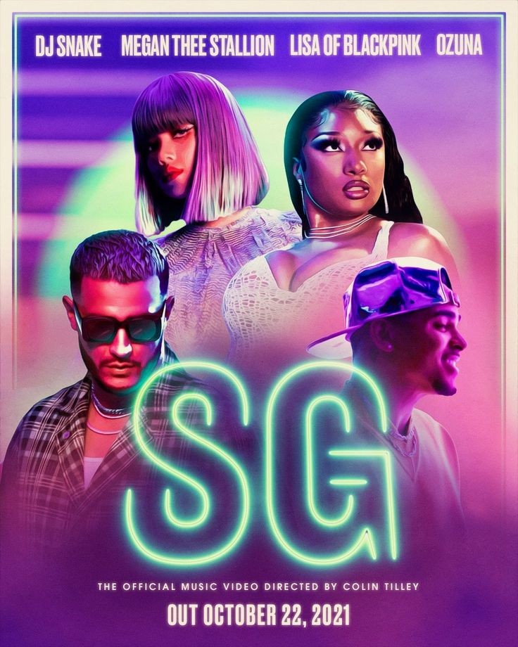  SG - 블랙핑크 Lisa 리사, DJ Snake, Ozuna, Meghan Thee Stallion 라틴음악 글로벌하게 콜라보한 라틴팝