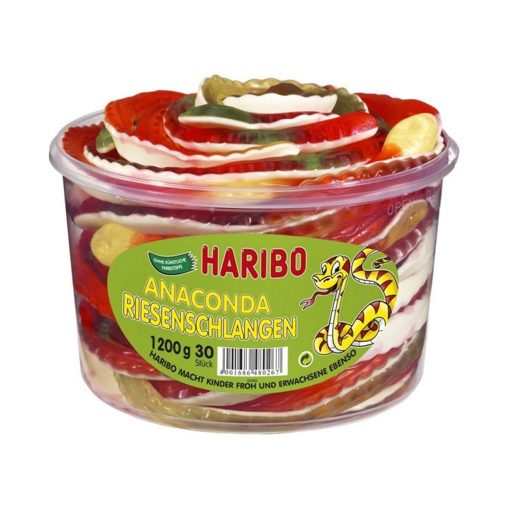 후기가 좋은 HARIBO Giant Snakes 아나콘다 젤리 스틱 30개 1200g, 1개 추천해요 후기가 좋은 HARIBO Giant Snakes 아나콘다 젤리 스틱 30개 1200g, 1개 추천해요