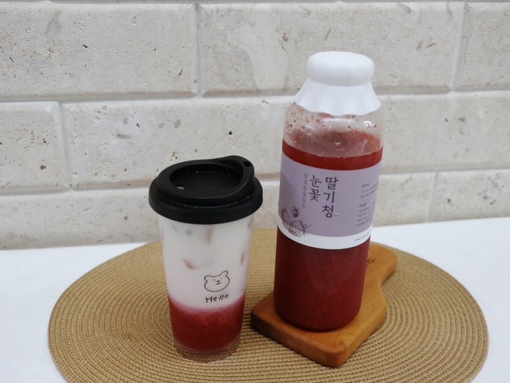  수제 과일청 오이나라피클공주 딸기청 홈카페 추천