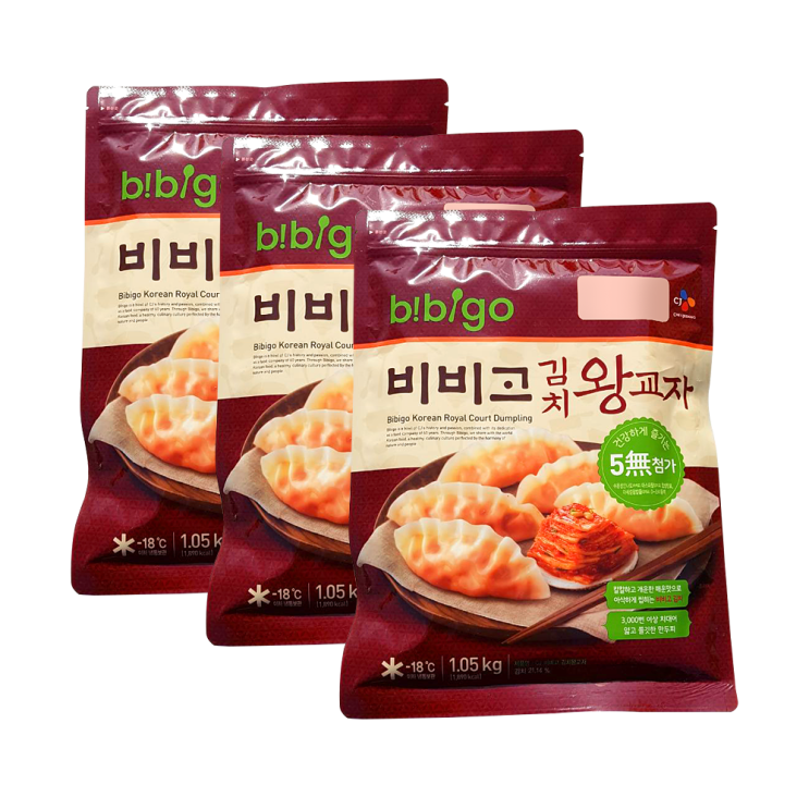 잘팔리는 비비고 김치왕교자1.05kg, 1.05kg, 3개 좋아요