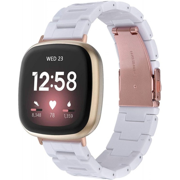 인기 많은 여성용 Fitbit Versa 3 밴드/Fitbit Sense Band와 MOFREE 호환 Fitbit 센스/Fitbit Versa 3 스마트 워치, 1 ···