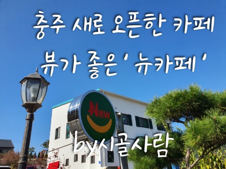  충주 새로 오픈한 카페 ' 뉴카페 '