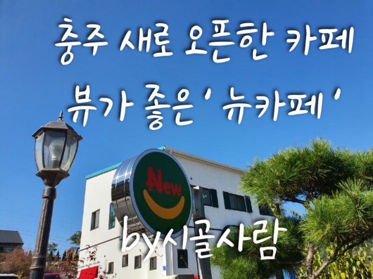 충주 새로 오픈한 카페 ' 뉴카페 '