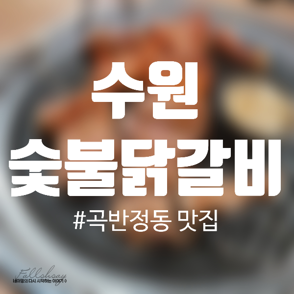  수원 곡반정동 [수원숯불닭갈비] 내돈내산 맛집