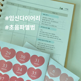  '코니테일, 너를기다리는맘' 임신다이어리 초음파앨범 구매후기!
