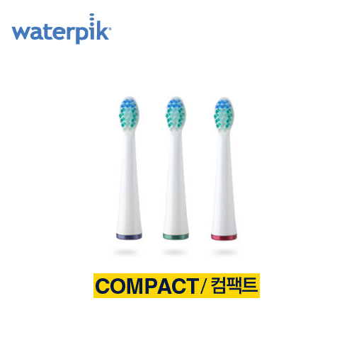  후기가 정말 좋은 워터픽 음파전동칫솔 전용 칫솔모(WP-960K WP-900K SR-3000K 호환 가능), 3개입, 워터픽 전용 칫솔모(컴팩트) 추천합니다
