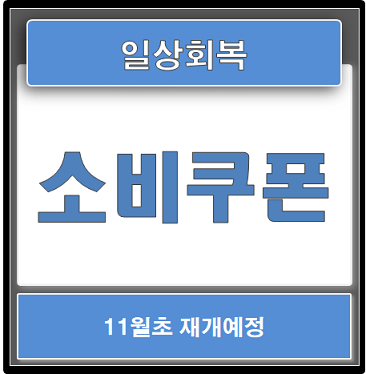  소비쿠폰 11월부터 재개 주요내용 신청방법 사용처