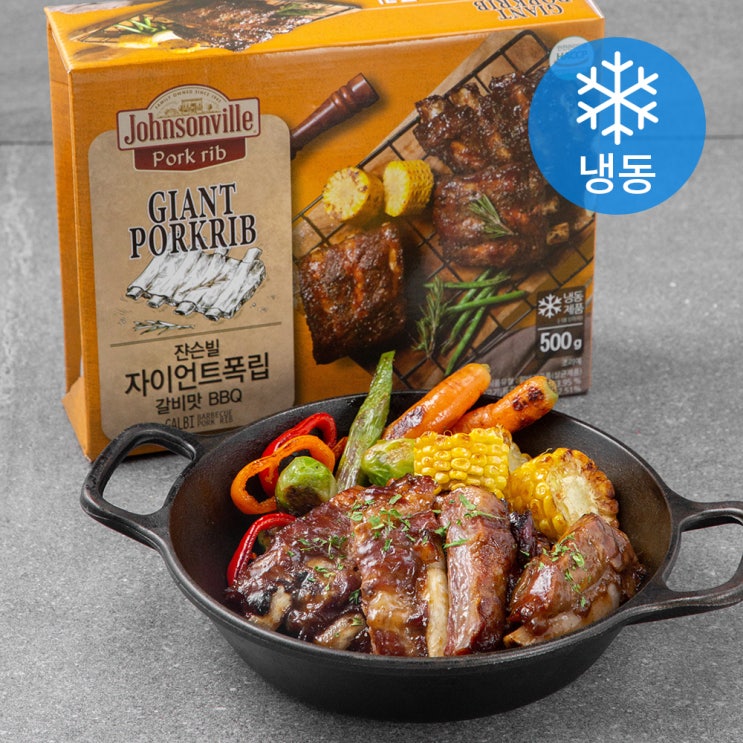 인지도 있는 쟌슨빌 자이언트 폭립 갈비맛BBQ (냉동), 500g, 1팩 추천해요 인지도 있는 쟌슨빌 자이언트 폭립 갈비맛BBQ (냉동), 500g, 1팩 추천해요