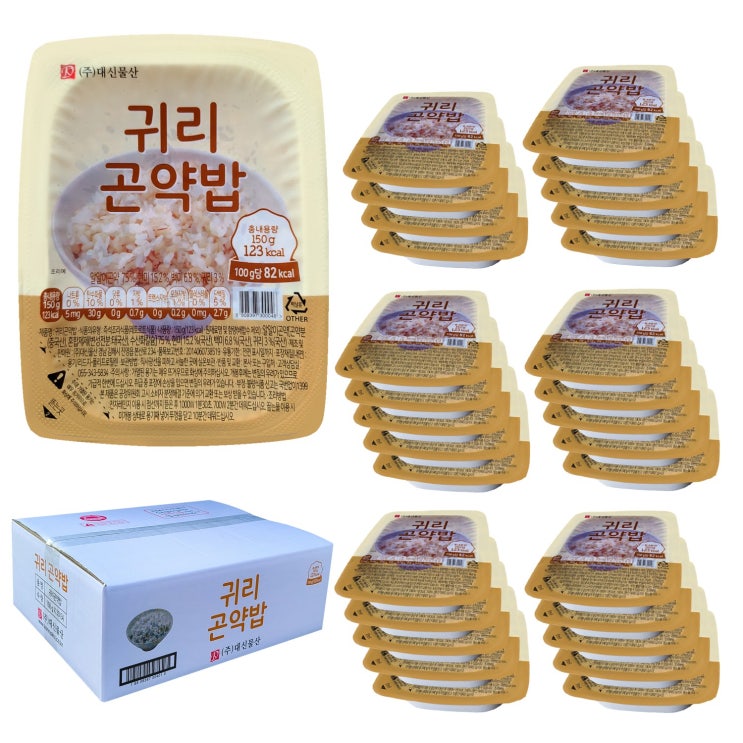  많이 팔린 곤약닷컴 [한끼 123kcal] 귀리곤약밥 150g x 30팩 추천합니다
