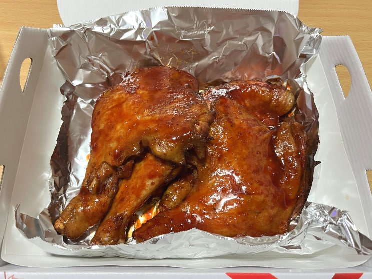  광주배달, 부드러운 훈제 닭다리 BBQ 자메이카 통다리