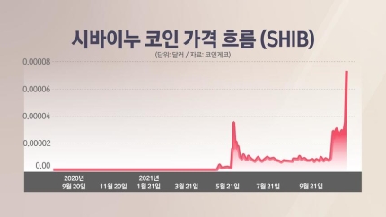  “시바이누가 뭐기에”…사상 최고가 경신에 시총 9위 올라