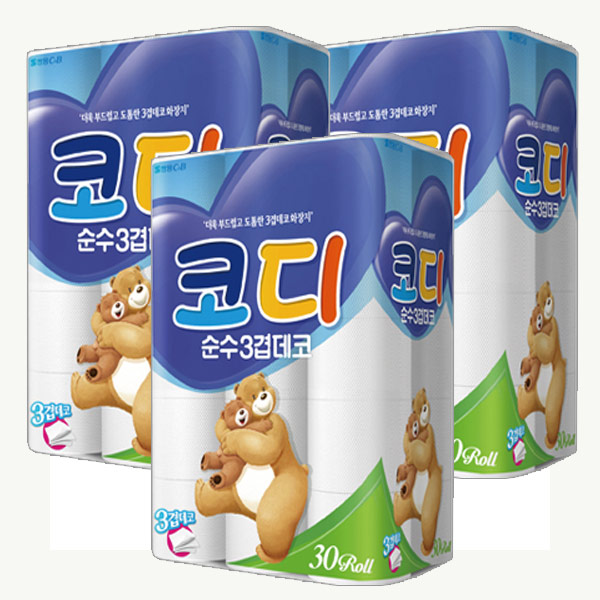 잘팔리는 코디 순수 데코 화장지 30롤, 3팩 추천합니다 잘팔리는 코디 순수 데코 화장지 30롤, 3팩 추천합니다